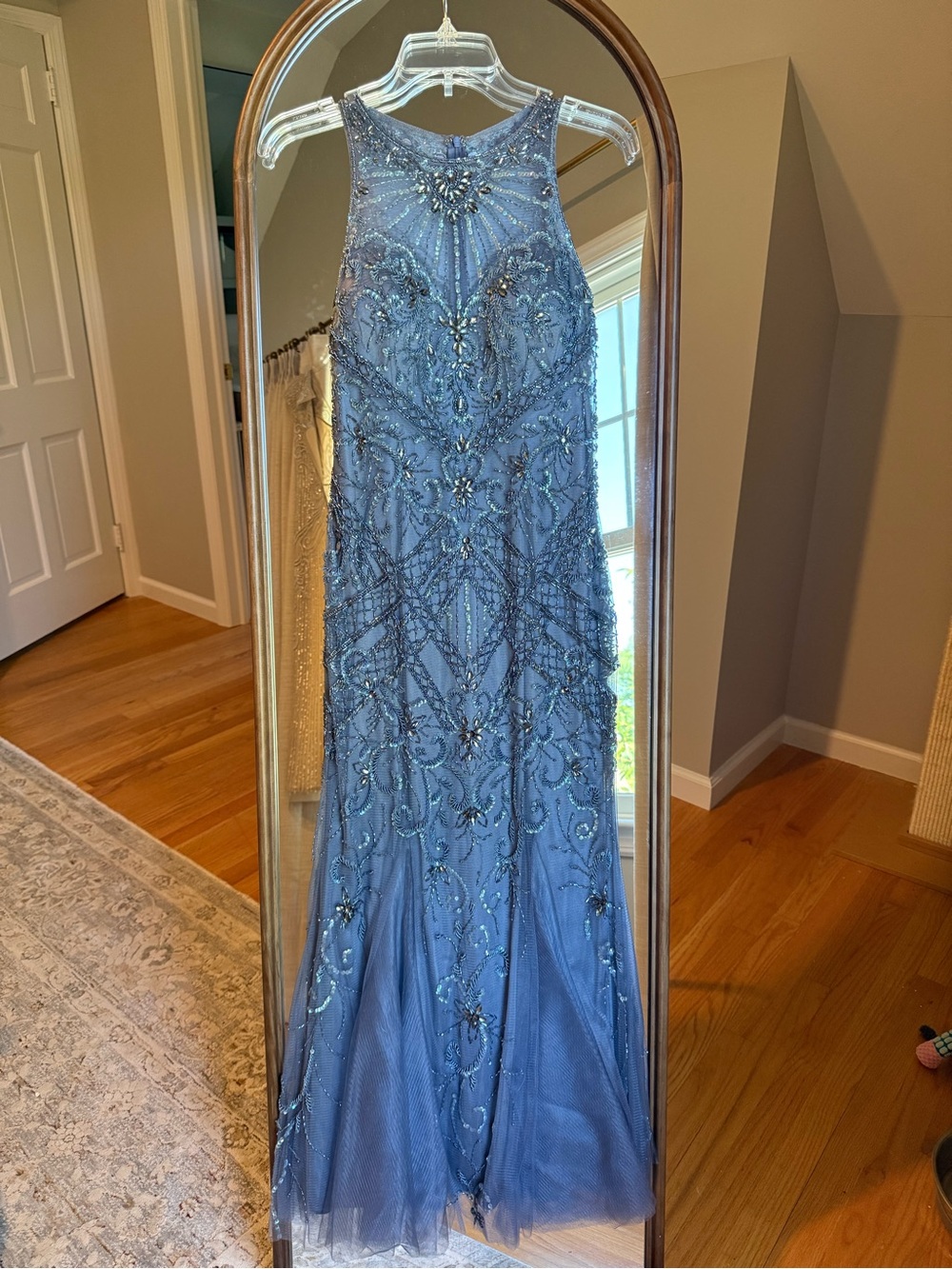 Ivonne D for Mon Cheri 117D62 Beaded Trumpet Couture Gown